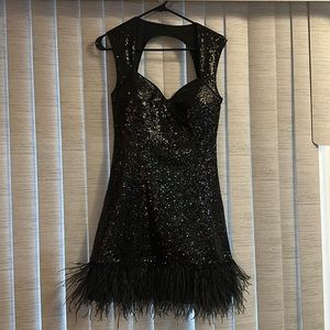 Short, fun, little black dress!